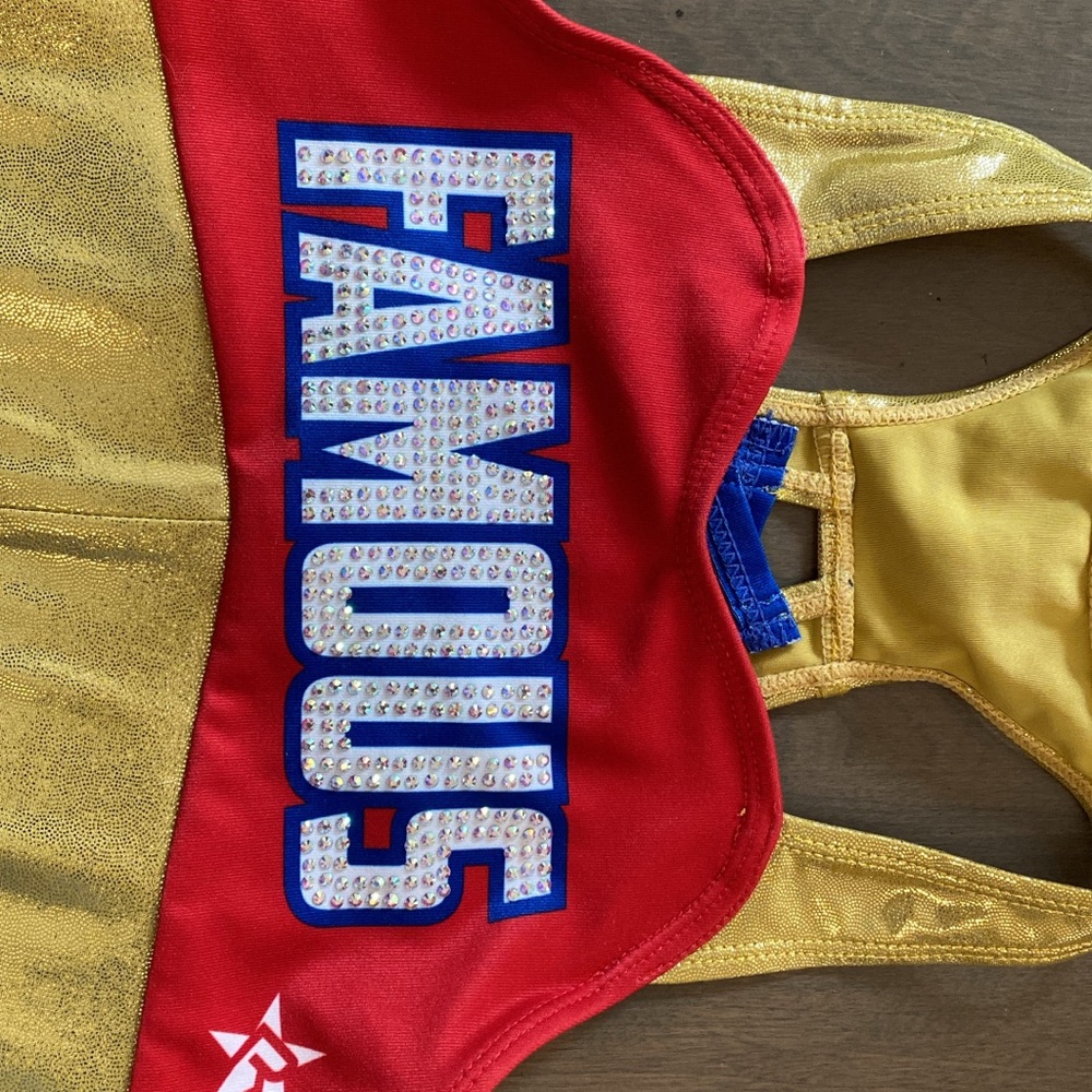 Famous Kids One Piece in Red and Gold